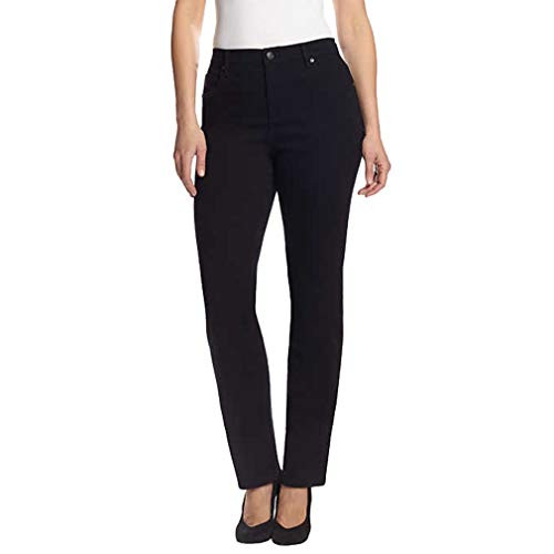 Gloria Vanderbilt Ladies' Amanda Stretch Denim Jean Average - Black 6