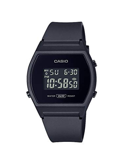 Casio Women's Quartz Sport Watch with Resin Strap- Black- 21 -Model- LW-204-1BCF-