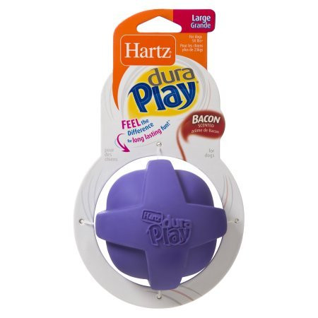 Hartz Dura Play Large Ball Dog Toy Assorted Colors -Pack of 4-
