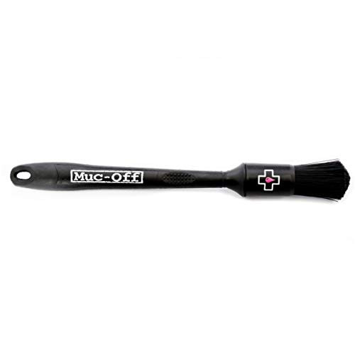 Muc-Off Matte Black Drivetrain Detailing Brush for Cleaning Chains- Mechanics- Sprockets and More 368