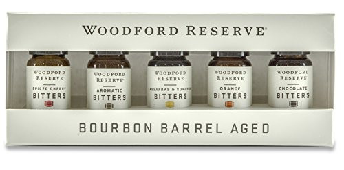 WOODFORD RESERVE BITTERS DRAM SET  FIVE PACK -10ML EACH-