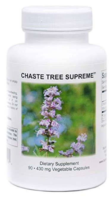 Supreme Nutrition Chaste Tree Supreme- 90 Pure Vitex 430 mg Capsules | 860 mg per Serving