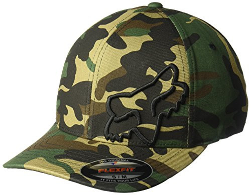 Fox Racing Men's Standard Flex 45 Flexfit HAT- Camo- Small/Medium