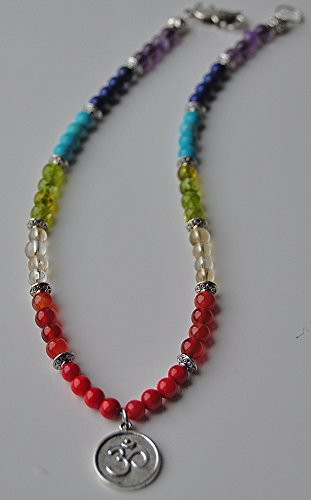 Bohemian Zen Necklace- Chakra Balance Healing Meditation Reiki OM Yoga Necklace Mala
