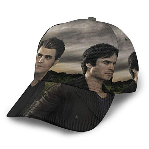 Vampire Diaries Baseball Cap Sun Protection Fashion Polyester Adjustable Hats Unisex Trucker Hat Hip Hop Cap Black