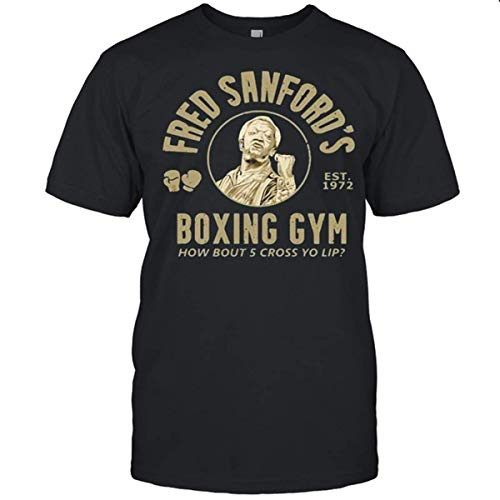 Fred Sanfords Boxing Gym How Bout Five Cross Yo Lip Sanford and Son Shirt