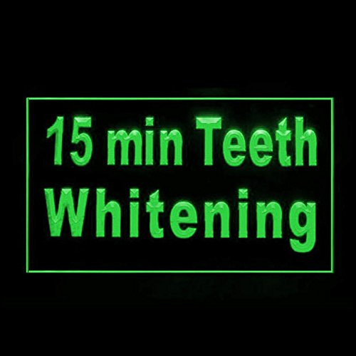 190179 Teeth Whitening Dentist 15 minutes Laser Display LED Light Neon Sign