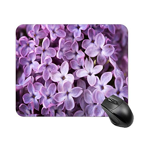 Purple Lilac Flower Mouse Pad 11.8 X 9.8 in