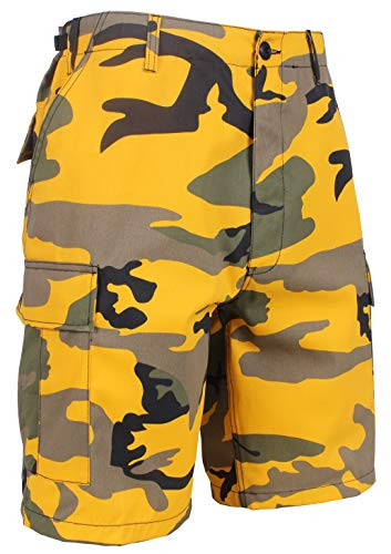 Rothco Colored BDU Shorts- Stinger Yellow Camo- Medium