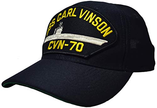 EAGLE CREST USS Carl Vinson CVN-70 Cap Navy Blue