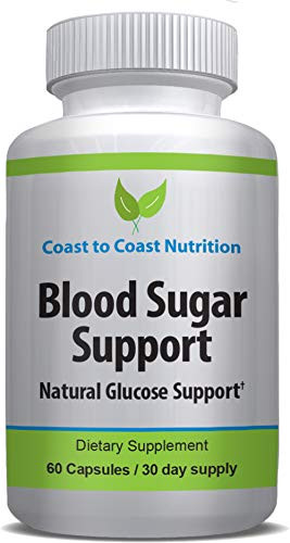 Blood Sugar Support Supplement - Regulates Healthy Glucose Metabolism. Natural Formula with White Mulberry Leaf  and  Cinnamon to Balance  and  Control Levels. 1100 mg- 60 Capsules