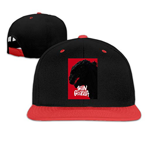 TNTE Adjustable Hat Shin Godzilla Baseball Caps Logo Visors Dad Cap Unisex Red