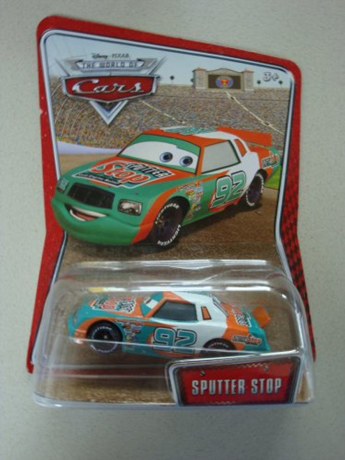 Disney Pixar World Of Cars Kmart Exclusive Diecast Car Sputter Stop No. 92