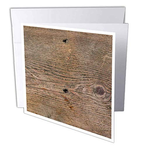 3dRose Image of Wet Wood with a Knot and Nail Heads- Powdered with. - Greeting Cards -gc_344738_2-