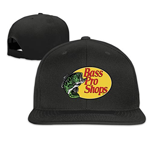 Bass Pro-Shops Boys and Girls Adjustable Baseball Caps Hip Hop Cap Breathable Sun Hat Blue