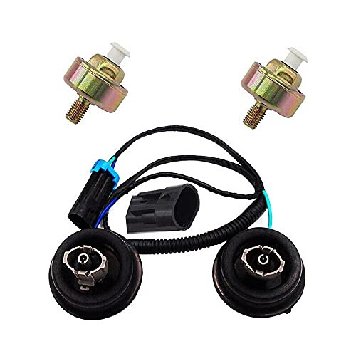 Knock Sensor Harness Connector Sensor 12601822 12589867 Compatible with Chevy Camaro Suburban Corvette Express Silverado Avalanche 1500 2500 3500 Tahoe GMC Sierra Yukon Hummer 4.8L 5.3L 6.0L 8.1L Knock Sensor Harness Connector Sensor 12601822 12589867 Compatible with Chevy Camaro Suburban Corvette Express Silverado Avalanche 1500 2500 3500 Tahoe GMC Sierra Yukon Hummer 4.8L 5.3L 6.0L 8.1L