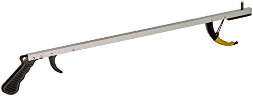 Sammons Preston Reacher, Lightweight 26" Long Handled Extension Grabber Tool, 6 oz. Handy Picker Up Tool and Reaching Claw, Aluminum Trash Pickup Aid & Lightbulb Remover, Garden Nabber
