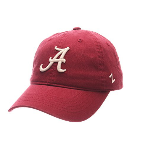 NCAA Zephyr Alabama Crimson Tide Mens Scholarship Relaxed Hat- Adjustable- Team Color