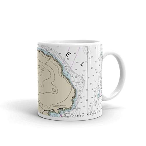 Chart Mugs San Juan Channel NOAA Insignia- 11oz - NOAA Nautical Charts