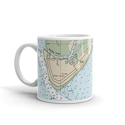Chart Mugs Edisto Beach Nautical- 11oz - NOAA Nautical Charts