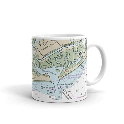 Chart Mugs Little River Inlet ICW- 11oz - NOAA Nautical Charts