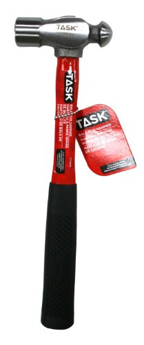 Task Tools T71008 8-Ounce Ball Hammer with Fiberglass Handle