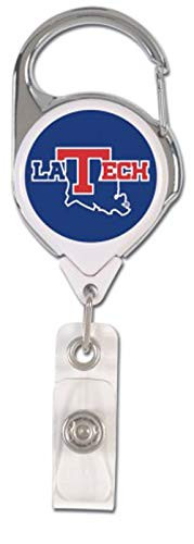 NCAA Louisiana Tech University Premium Badge Reel Id Holder