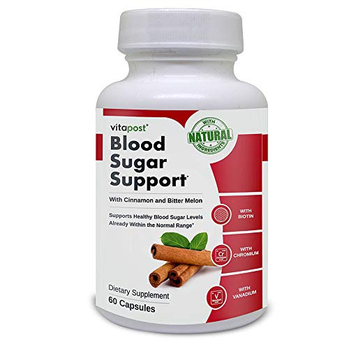 Blood Sugar Support | Provides Vitamins- Minerals and Herbal Extracts to Support Healthy Blood Sugar Levels Within The Normal Range. Dietary Supplement- 60 Capsules Blood Sugar Support | Provides Vitamins- Minerals and Herbal Extracts to Support Healthy Blood Sugar Levels Within The Normal Range. Dietary Supplement- 60 Capsules