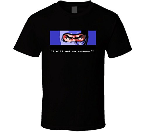 Ryu Hayabusa Classic Ninja Gaiden T Shirt S Black
