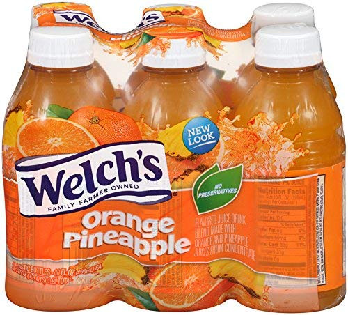 Welch's Orange/Pineapple Juice- 10 oz - Pk of 12