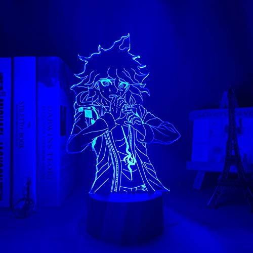 3D Animation Lamp Danganronpa V3 Nagito Komaeda Led Night Light for Bedroom Decor Kids Gift Danganronpa V3 Acrylic Neon Nagito Komaeda-Touch Control