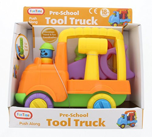 Fun Time 5053 Pre-School Fun Play Push Along Tool Truck