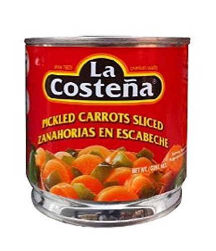 La Costena Sliced Pickled Carrots- 14.1-Ounce Cans -Pack of 12-