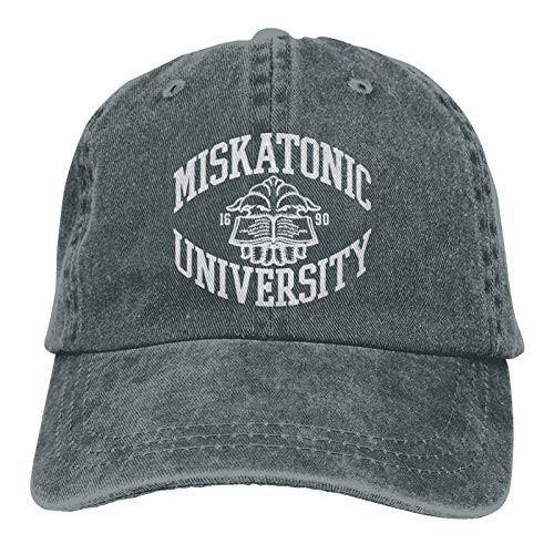 Miskatonic University Vintage Unisex Adult Cap Adjustable Cowboys Hats Baseball Cap Deep Heather