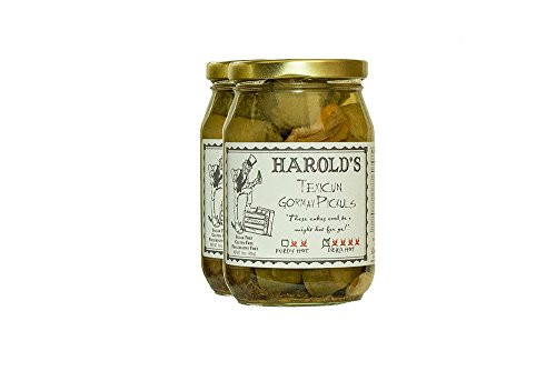 Harold's Spicy 4X Habanero Dill Pickle 2/16oz Jars