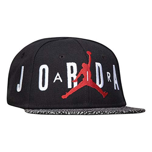 Nike Air Jordan Ele Toddler Hat with Adjustable Snapback Closure -Black-