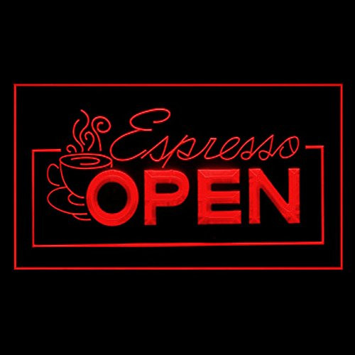 110013 OPEN HOT Espresso Coffee Cafe CupCake Display LED Light Neon Sign