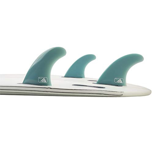 AQUBONA Future  and  FCS Surf/SUP Fin for Longboard- Surfboard  and  Paddleboard- Thruster Reinforced FCS Surf Fins
