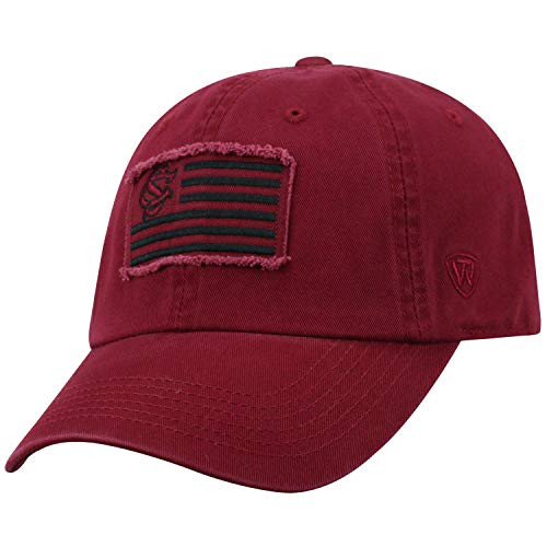 Top of the World South Carolina Gamecocks Tow Garnet Flag 4inch Crew Adj. Relax Hat Cap Top of the World South Carolina Gamecocks Tow Garnet Flag 4inch Crew Adj. Relax Hat Cap