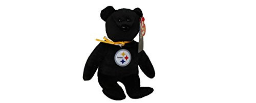 Pittsburgh Steelers NFL TY Beanie Baby Teddy Bear Plush 8.5"