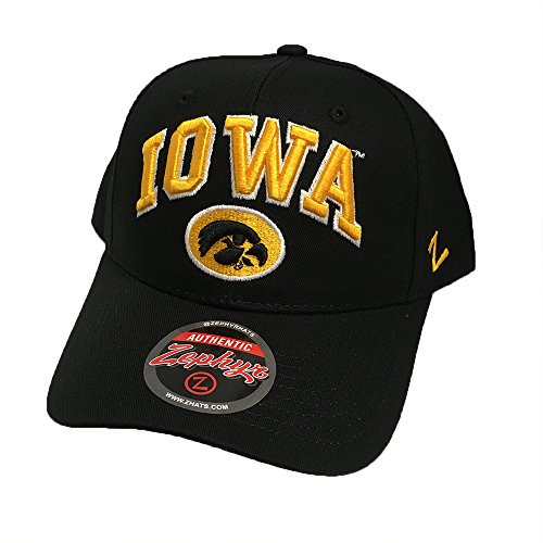 Zephyr Iowa Hawkeyes Sport 2013 Adjustable Hat Black