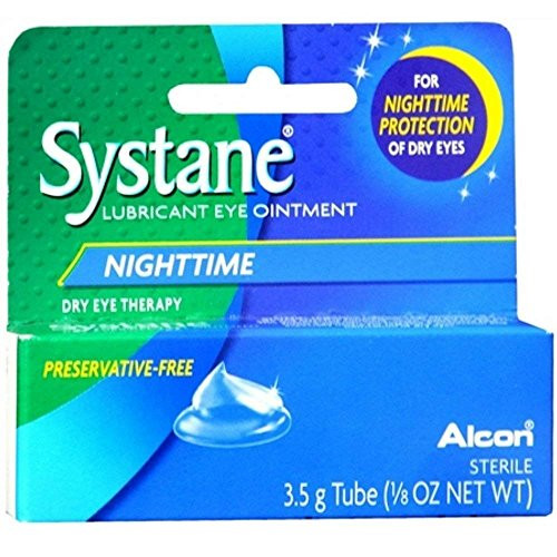 Systane Nighttime Lubricant Eye Ointment 3.50 g -Pack of 3-