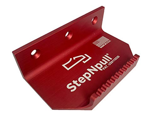 StepNpull Hands Free Door Opener - No Touch Door Foot Pull  and  Commercial Touchless Door Opener Tools for Bathroom -Red-1 Piece-