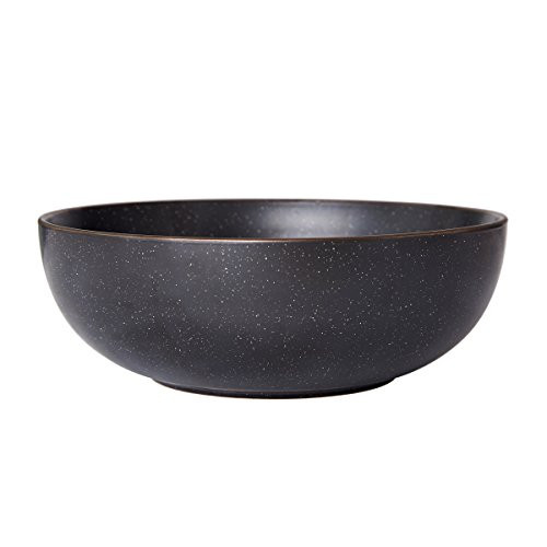 Gourmet Basics by Mikasa Juliana Black Vegetable Bowl- 10inch-5227981