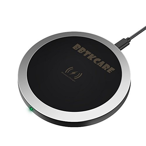Wireless Charger, BBTKCARE 7.5W Wireless Charging for iPhone X 8/8 Plus, 10W Fast Wireless Charging for Samsung Galaxy S8/Note 8/5/S7 S9/S9 Plus and All Qi enabled Phones(No Adapter) Wireless Charger, BBTKCARE 7.5W Wireless Charging for iPhone X 8/8 Plus, 10W Fast Wireless Charging for Samsung Galaxy S8/Note 8/5/S7 S9/S9 Plus and All Qi enabled Phones(No Adapter)