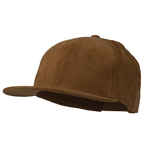 Corduroy Vintage Snapback Cap - Coyote OSFM Brown