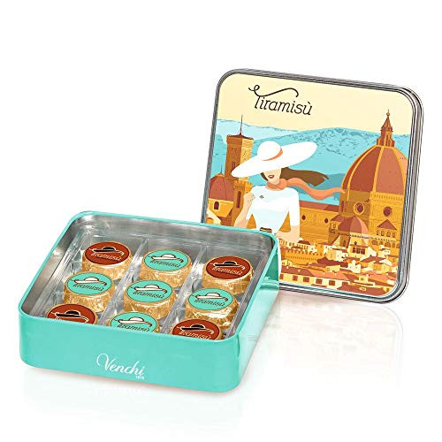 Venchi 9 Tiramisu Chocolate Gift Box 3.52oz Venchi 9 Tiramisu Chocolate Gift Box 3.52oz