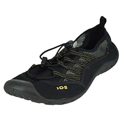 Body Glove Men's Sidewinder Water Shoe- Black/Yellow- 8