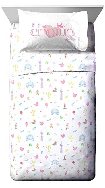 Jay Franco Disney Princess Paper Cut Full Sheet Set - 4 Piece Set Super Soft and Cozy Kids Bedding - Fade Resistant Microfiber Sheets -Official Disney Product- Jay Franco Disney Princess Paper Cut Full Sheet Set - 4 Piece Set Super Soft and Cozy Kids Bedding - Fade Resistant Microfiber Sheets -Official Disney Product-