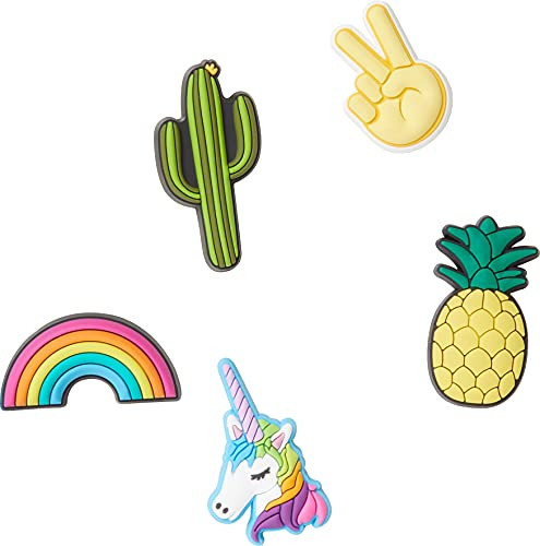 Crocs Jibbitz Shoe Charms 5-Pack | Jibbitz for Crocs- Fun Trend- Small